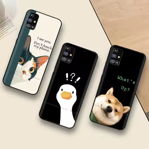 For Samsung Galaxy M31s Case M317F Back Cover Soft TPU Silicon Phone Case For Samsung Galaxy M31 Cas