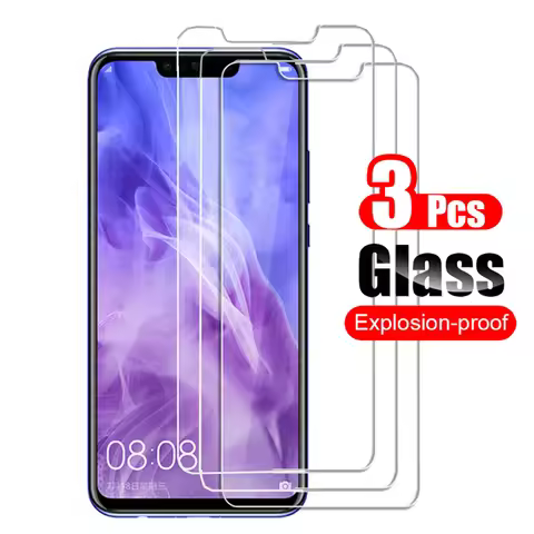 3Pcs Tempered Glass For Huawei Nova 3 3i 3E Screen Protector Guard Protective Glass Film 9H On For H