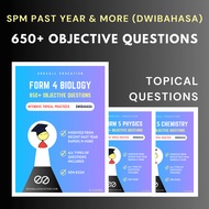 SPM Topical 650+ Objective Questions Physics Chemistry Biology KSSM 2024 Form 4 and Form 5 Past Year
