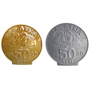 Claytan 50Cents Coin Box&Piggy Bank Tabung L19CM x H20CM