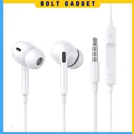 3.5mm Jack Earphone High Fidelity Stereo Sound Headset Handsfree White JH-082 ( GLPG35 )