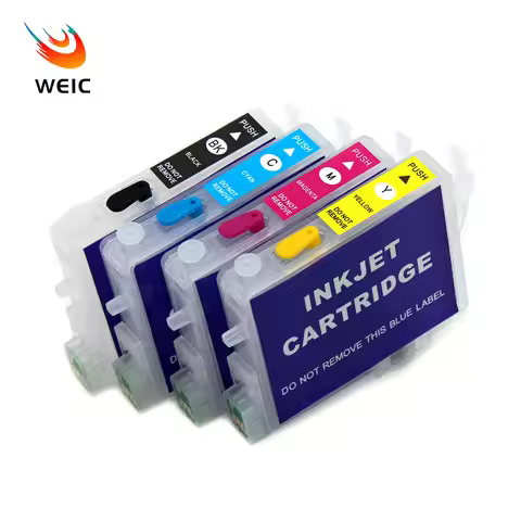 4Color T0441-T0444 Refill Ink Cartridge with Chip for Epson Stylus C64 C66 C84 C84N C84WN C86 CX3600