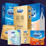 Durex Condom Ultra-Thin Time-Delaying Sex Adult Sex Male Products Female Invisible Lasting Condom Couple