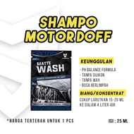 Shampo Cuci Motor Body Doff Sachet - Mizu Shield - Shampo Perawatan Motor Doff /Matte Wash