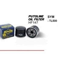 MOTORCYCLE PUTOLINE OIL FILTER SYM-TL500 BMW-GS310/R310 YAMAHA-TMAX560/530/500