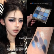 CHUANGPINYUAN | Icy Blue Sparkle Eyeshadow Palette
