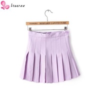 LISTREE Women's High-waist Pleated Skirt Half-length Skirt Tennis Skirt