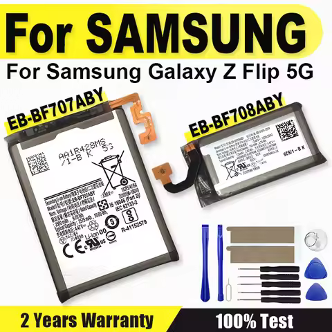 Brand New Battery EB-BF707ABY EB-BF708ABY For Samsung Galaxy Z Flip 5G GH82-23867A SM-F707U BF707 BF