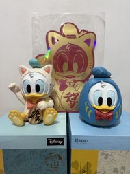 原價出 。全新 。福部屋迪士尼限定唐老鴨Donald Duck Donaldduck 緣字招財貓達摩Daisy黛絲黛西高飛米奇老鼠 Mickey mouse 三眼仔 Figure 模型擺設擺件情人節禮
