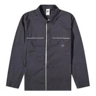 Nike Sportswear Style Essentials Woven Button-Up Top Black