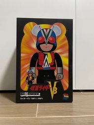 Bearbrick rider Riderman 400% + 100% 玉面金剛 幪面超人