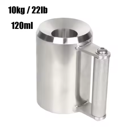 13-22lbs Mug Cup Stainless Steel Dumbbell Cup | Dual Fitness & Hydration Tool 120ml Volume(13lbs 18l