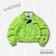 JAKET PHENIX CROP RACING WARNA SAGE