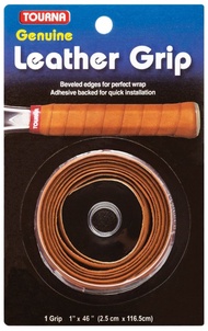 TOURNA LEATHER GRIP กริปหนังแท้ ไม้เทนนิสและไม้แบดมินตัน