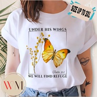 GOSPEL CHRISTIAN BIBLE VERSE STATEMENT WHITE TSHIRT FOR WOMEN SMALL FREE SIZE PLUS SIZE UP TO 3XL