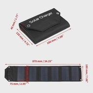 6 Fold 60W 80W 100W Foldable Solar Panel USB 5V Portable Solar Charger For Camping Hiking Car