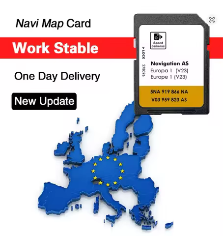 UK Europa SD Card 32GB Navigation GPS Map Version 2025 Newest 5NA 919 866 MV for VW Tiguan AS V22
