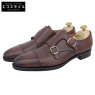 รองเท้า Edward Green รุ่น Westminster ทรง Double Monk รุ่น B82 สำหรับผู้ชาย สีน้ำตาล ไซส์ 8/8.5 (มือ