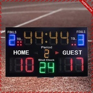 [LzdjfmybfMY] Indoor Basketball Scoreboard Timer Electronic Digital Scoreboard for Tennis