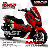 Decal Stiker Yamaha Nmax 155 New Fullbody Leopard TERBARU COD Decal stiker nmax new / stiker nmax fu