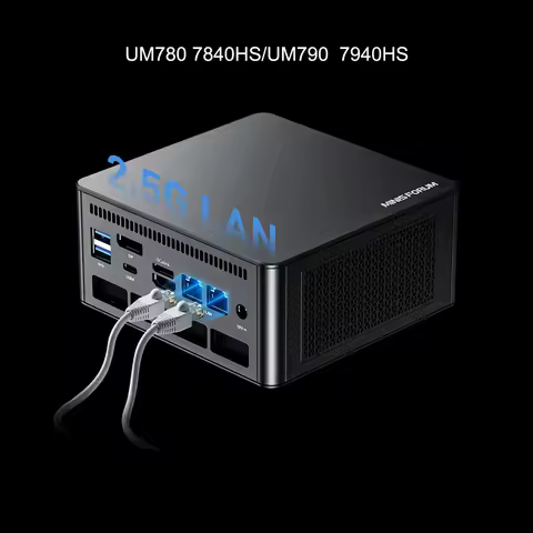 MINISFORUM UM790 UM780 Pro XTX Mini Gamer PC AMD Ryzen 9 7940HS 7 7840HS 2*DDR5 5600MHz 2*PCIE4.0 Wi