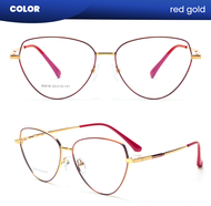 IOOI Eyewear - Kacamata Cat Eye Classy Metal PC Lensa Anti Radiasi Blueray Photocromic Wanita 80018
