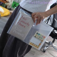 FALLFORBEAUTY File Bag Button Wallet Office A5/A4 Plastic Envelope Bag A5/A4