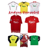 Retro Jersey Liverpool FC The Champions UCL 2005 - FULL PRINTING - Free Custom Name set