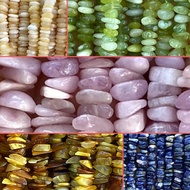 Natural Stone Gem Amazonite Citrine Jasper 9-10mm Raw Loose Spacer Beads for Jewelry Making Diy Brac