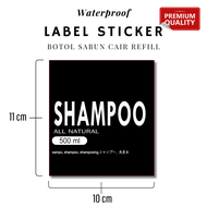 Sticker Label Botol Sabun