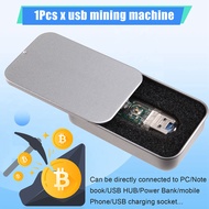 [themremain]- Nerdminer 2 Compact Silent Crypto USB Miner 78KH/S for Home Mining Solo Asic Device