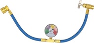 Abaodam Piercing Tap Valve Kit Connect Charging Hose to Refrigerator with Gauge R290 Refrigerant Cha