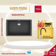 (PM For Best Deal) Teka Radea R10 70.40 M-TG-  Undermount Stainless Steel Kitchen Sink /Small Sink /