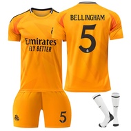 2025 2425 Real Madrid Away Football Jersey No. 5 Bellingham 7 Vinicius 11 Rodrigo 9 Mbappe Jersey