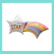 [DV88] Candyland Star Rainbow Shape Foil Balloon