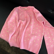 POLKA DOTS CARDIGAN KNIT BY.ONNI || VISCOSE VISCOSE VISCOSE
