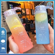 Water Korean Style Glass WATER Bottle 460ml