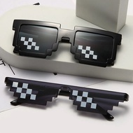 Cool Sunglasses For Mens Womens Pixel Black Retro Gamer Robot Sunglasses Cool Party Vintage Shades E