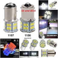 (1156/1157-54smd-3014) 1 bulb 1156 / 1157 led car brake light 1156, motorcycle tail light 1157