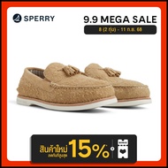 SPERRY AUTHENTIC ORIGINAL TASSLE LOAFER รองเท้าโลฟเฟอร์ ผู้ชาย สีเบจ ( FLT - 13967522 )