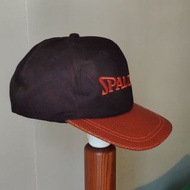 斯伯丁 Spalding 電繡logo 籃球帆布皮革 棒球帽 老帽 網帽 snapback baseball cap basketball 五分割trucker hat 商標品牌 顆粒珠面皮 foot