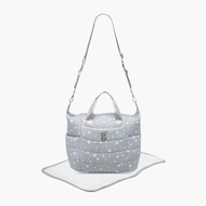 Babyshop Giggles All-Over Star Print Padded Diaper Bag With Changing Mat