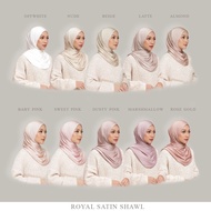 [DEFECT] Swan Heritage Royale Satin Shawl Matte Satin Shawl