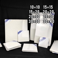 PUTRA JAYA Artists Canvas Pad 10x10 15x15 15x20 20x20 20x30 25x30 30x30 30x40 Handmade Panel Board P