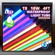 🔥LED Colour Light Tube Weatherproof 4feet T8 18W Multi Color Red Yellow Blue Green White RGB RAINBOW