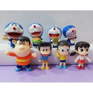 Patung Cartoon Doraemon( person) figures 8pcs cartoon patung kanak mainan