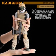 Bekalan Kilang Terlaris 1/6 Askar NB03 dengan Set Mainan Pistol 30cm Model Askar Tentera Bersendi