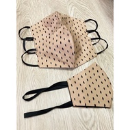 Brown gipsy motif mask