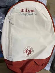 全新Wilson法網聯名大容量多功能含鞋倉手提雙肩網球揹包Wilson ROLAND GARROS 2026	
TENNIS BACKPACK CREAM Wilson bag Wilson back