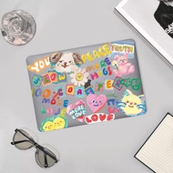 Niche Japanese Korean Style Graffiti Oil Painting Style Korean Style Co-Branded Laptop Protective Case Suitable for Apple MacBook Protective Case CASEM3M1 Air13/13.6 Pro13/46.6/53.3cm M2 Pro14